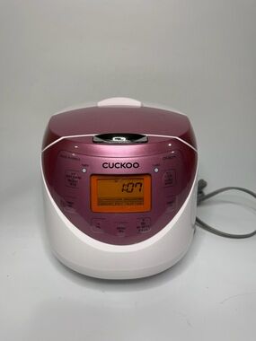 Cuckoo CR-0631F 6 Cup Rice Cooker Pink Rose Works Great